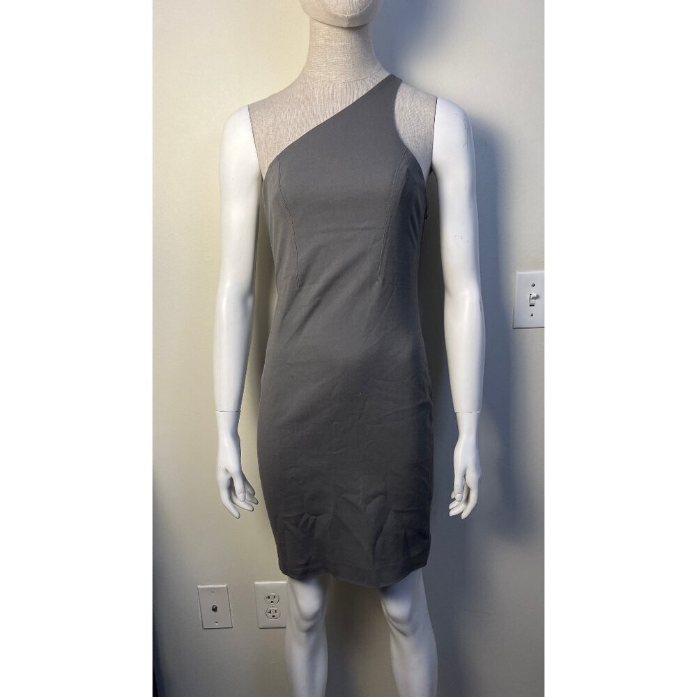ALEXANDER WANG T ONE SHOULDER DRESS SMALL 2/4